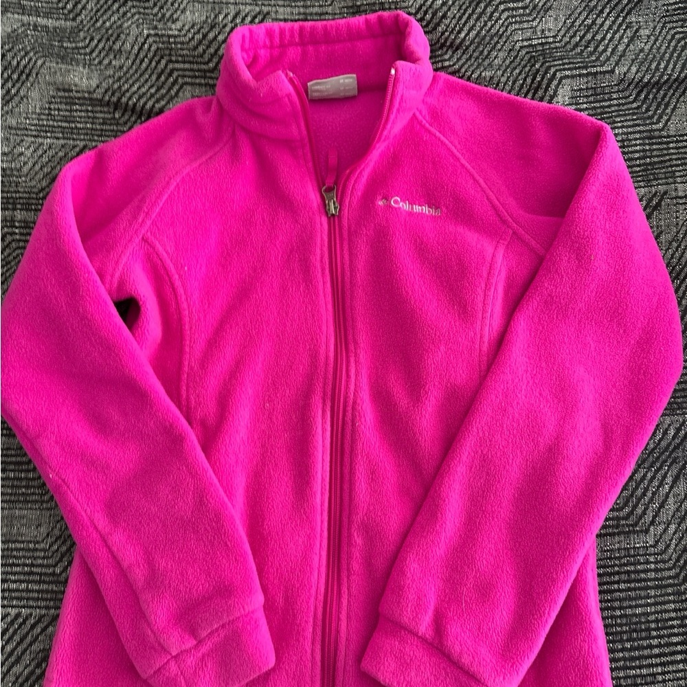 Columbia Vibrant Pink Fleece Jacket